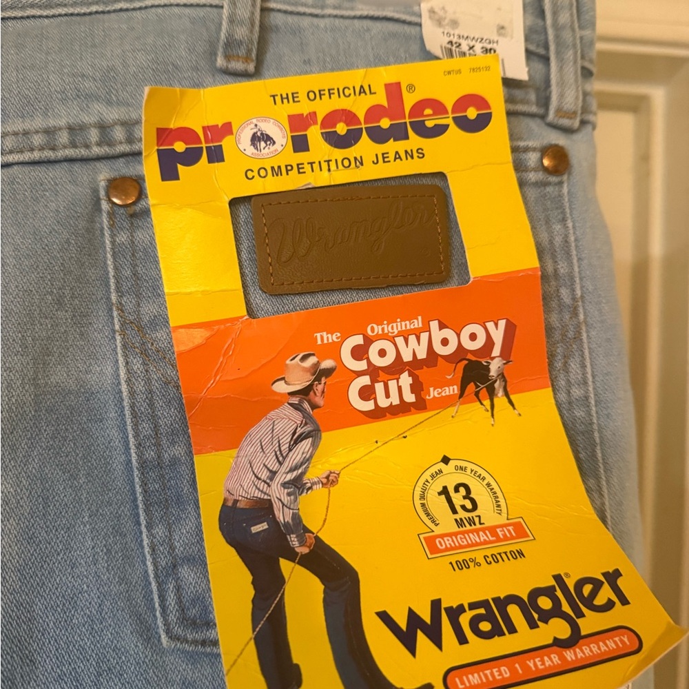 Wrangler Original Fit Light Blue Jeans